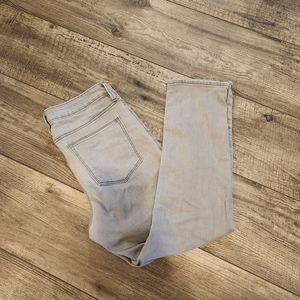 Athleta gray Grey sculptek jeans denim stretch straight 12 stone petite mid rise